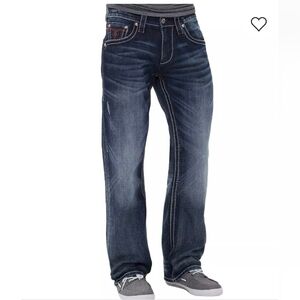Rock Revival Echter Blue Jeans